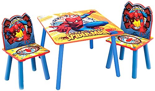 Delta-TT-89430-Spiderman-Tisch-60-x-60-cm-plus-2-Sthle-MDF-0 Delta-TT-89430-Spiderman-Tisch-60-x-60-cm-plus-2-Sthle-MDF-0