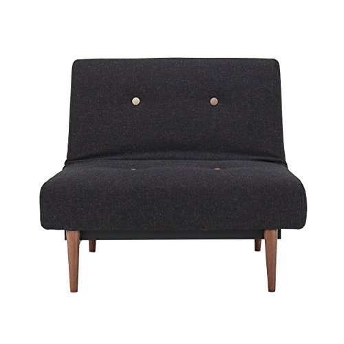 Einzelsessel-Fiftynine-Farbe-Auflage-Schwarz-Farbe-Beine-Ulme-Dunkel-0 Einzelsessel-Fiftynine-Farbe-Auflage-Schwarz-Farbe-Beine-Ulme-Dunkel-0