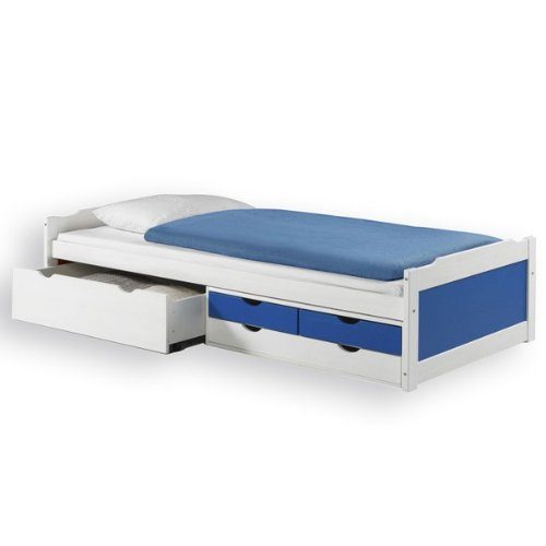 Funktionsbett-Kojenbett-Schubladenbett-ANDREA-wei-blau-0 Funktionsbett-Kojenbett-Schubladenbett-ANDREA-wei-blau-0