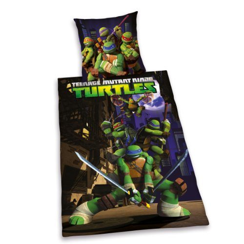 Herding-445659050-Bettwsche-Turtles-Kopfkissenbezug-80-x-80-cm--Bettbezug-135-x-200-cm-100--Baumwolle-Renforce-0 Herding-445659050-Bettwsche-Turtles-Kopfkissenbezug-80-x-80-cm--Bettbezug-135-x-200-cm-100--Baumwolle-Renforce-0