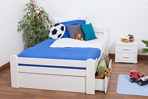 Jugendbett-Easy-Sleep-K4-inkl-2-Schubladen-und-1-Abdeckblende-120-x-200-cm-Buche-Vollholz-massiv-wei-lackiert-0 Jugendbett-Easy-Sleep-K4-inkl-2-Schubladen-und-1-Abdeckblende-120-x-200-cm-Buche-Vollholz-massiv-wei-lackiert-0