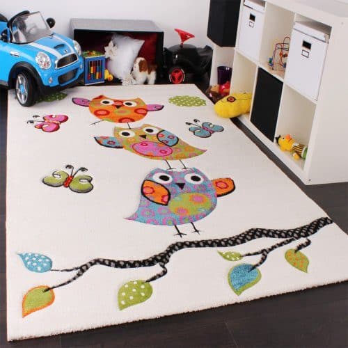 Kinder-Teppich-Niedliche-Eulen-Creme-Blau-Orange-Grn-Grsse200x290-cm-0 Kinder-Teppich-Niedliche-Eulen-Creme-Blau-Orange-Grn-Grsse200x290-cm-0