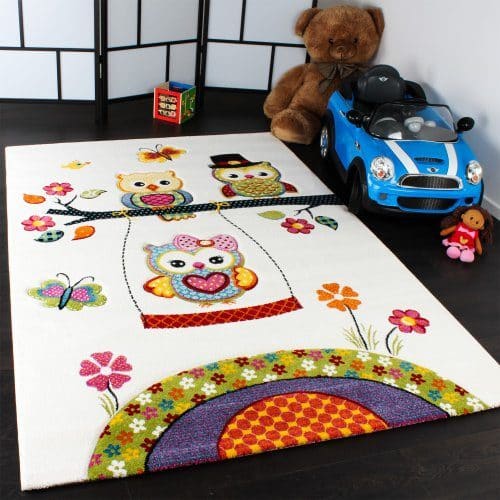 Kinder-Teppiche-Spielende-Eulen-Teppiche-fr-Kinderzimmer-in-Creme-Grn-Lila-Grsse160x230-cm-0 Kinder-Teppiche-Spielende-Eulen-Teppiche-fr-Kinderzimmer-in-Creme-Grn-Lila-Grsse160x230-cm-0