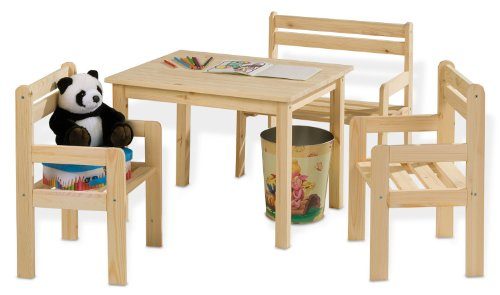 Kindertisch-Massivholz-inkl-Sthle-u-Sitzbank-Kai-0 Kindertisch-Massivholz-inkl-Sthle-u-Sitzbank-Kai-0