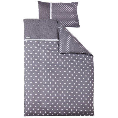 LITTLE-DUTCH-0549-Kinderbettwsche-grau-mit-weien-Punkten-0 LITTLE-DUTCH-0549-Kinderbettwsche-grau-mit-weien-Punkten-0