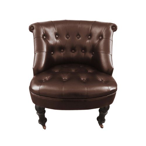 Premier-Housewares-2403470-Chesterfield-Sessel-mit-Rollen-wiederaufbereitetes-Leder-Braun-0 Premier-Housewares-2403470-Chesterfield-Sessel-mit-Rollen-wiederaufbereitetes-Leder-Braun-0
