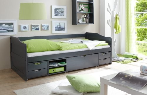 TICAA-Sofabett-mit-Schubksten-Marlies-grau-0 TICAA-Sofabett-mit-Schubksten-Marlies-grau-0