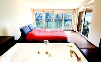 Wer Baden liebt der kann direkt das Schlafzimmer mit einer Wanne aufwerten