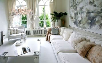 Ein gemütlicher Shabby-Chic-Traum in purem Weiß