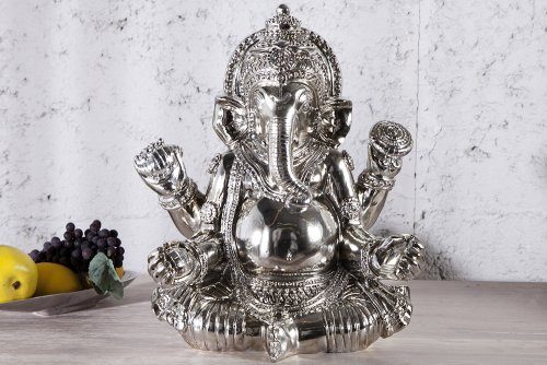 Exklusive-Elefant-Statue-GANESHA-25cm-antik-silber-Skulptur-indischer-Hindu-Gott-0 Exklusive-Elefant-Statue-GANESHA-25cm-antik-silber-Skulptur-indischer-Hindu-Gott-0