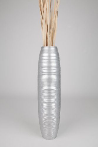 Groe-Bodenvase-75-cm-Mangoholz-Silberfarben-0 Groe-Bodenvase-75-cm-Mangoholz-Silberfarben-0