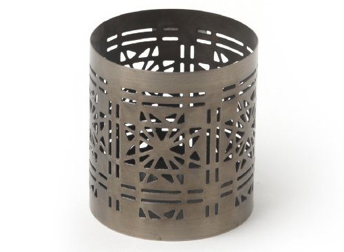 IVARY-Metall-Teelichthalter-mit-gestanztem-Sternenmuster-rund-75-x-7-cm-messingfarben-braun-0 IVARY-Metall-Teelichthalter-mit-gestanztem-Sternenmuster-rund-75-x-7-cm-messingfarben-braun-0