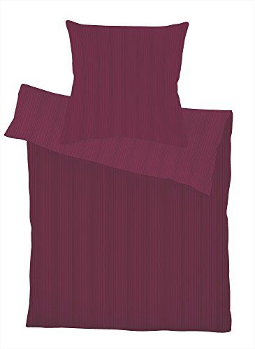 Schlafgut-Select-Uni-Satin-Bettwsche-2-teilig-100-Mako-Baumwolle-mit-eleganten-Schattenstreifen-Grsse-155-x-220-cm-Hrtegrad-313-Burgundrot-0 Schlafgut-Select-Uni-Satin-Bettwsche-2-teilig-100-Mako-Baumwolle-mit-eleganten-Schattenstreifen-Grsse-155-x-220-cm-Hrtegrad-313-Burgundrot-0