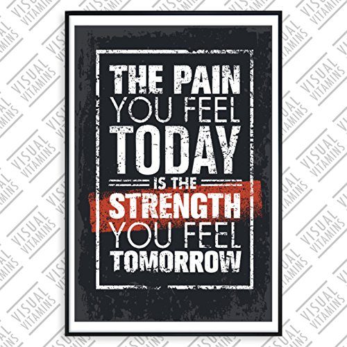 The-pain-you-feel-today-is-the-strength-you-feel-tomorrow-Visual-Vitamins-Poster-Top-Qualitt-Schweres-200gqm-Glossy-Fotopapier-Motivation-und-Inspiration-914-x-61-cm-0 The-pain-you-feel-today-is-the-strength-you-feel-tomorrow-Visual-Vitamins-Poster-Top-Qualitt-Schweres-200gqm-Glossy-Fotopapier-Motivation-und-Inspiration-914-x-61-cm-0