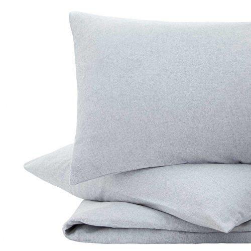 URBANARA-Flanell-Bettwsche-Serta-100-Supima-Baumwolle-Hellgrau-Bettbezug-135x200-cm--Kissenbezug-80x80-cm-2-teiliges-Set-Flanellbettwsche-0 URBANARA-Flanell-Bettwsche-Serta-100-Supima-Baumwolle-Hellgrau-Bettbezug-135x200-cm--Kissenbezug-80x80-cm-2-teiliges-Set-Flanellbettwsche-0