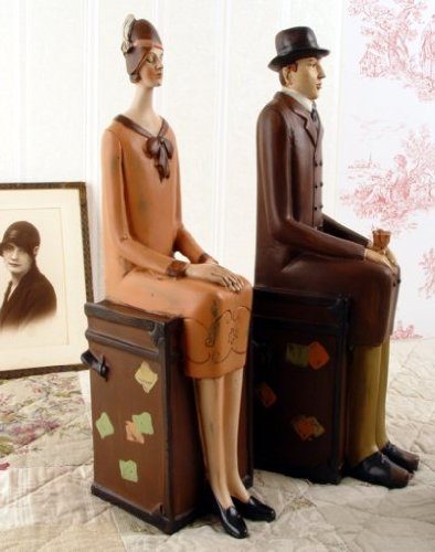 ZWEI-BUCHSTTZEN-IM-ART-DECO-VINTAGE-STIL-SHABBY-ANTIK-0 ZWEI-BUCHSTTZEN-IM-ART-DECO-VINTAGE-STIL-SHABBY-ANTIK-0