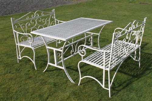 Garten-Garnitur-im-Versailles-Stil-aus-Metall-in-antikem-Wei-0 Garten-Garnitur-im-Versailles-Stil-aus-Metall-in-antikem-Wei-0