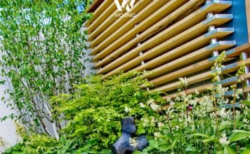 Die einfachste Variante eine schöne Bank in den Garten zu integrieren