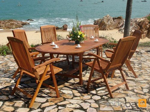 Gartenmbel-Set-7-teilig-Sun-Flair-Gartenset-Serie-Sun-Flair-IND-70010-SFSE7-0 Gartenmbel-Set-7-teilig-Sun-Flair-Gartenset-Serie-Sun-Flair-IND-70010-SFSE7-0