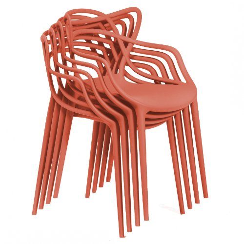 Kartell-Masters-Stuhl-4er-Set-rostrot-0 Kartell-Masters-Stuhl-4er-Set-rostrot-0