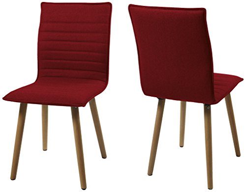 AC-Design-Furniture-H000014091-Esszimmerstuhl-2-er-Set-Claus-SitzRcken-Gestell-aus-Eiche-Stoff-rot-0 AC-Design-Furniture-H000014091-Esszimmerstuhl-2-er-Set-Claus-SitzRcken-Gestell-aus-Eiche-Stoff-rot-0