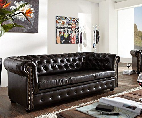 Couch-Chesterfield-Antikbraun-200x90-cm-3-Sitzer-Sofa-abgesteppt-0