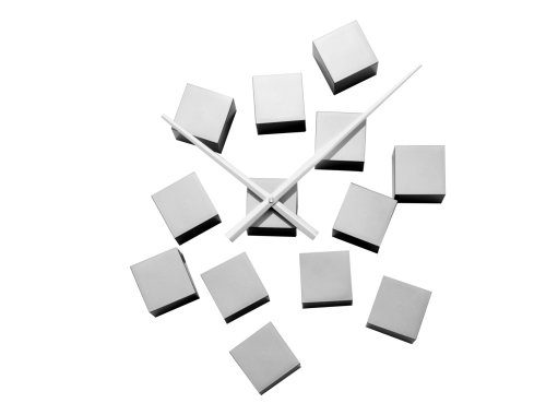 Karlsson-KA4317SI-Wanduhr-Do-It-Yourself-Cubic-silbern-0 Karlsson-KA4317SI-Wanduhr-Do-It-Yourself-Cubic-silbern-0