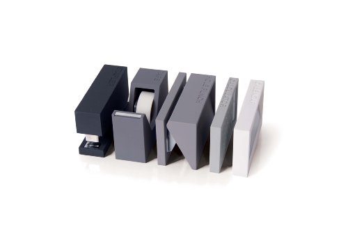 Lexon-LD120G-Bro-Accessoire-Set-Hefter-Klebebandabroller-Locher-ABSGummi-145-x-22-x-8-cm-Gris-0 Lexon-LD120G-Bro-Accessoire-Set-Hefter-Klebebandabroller-Locher-ABSGummi-145-x-22-x-8-cm-Gris-0