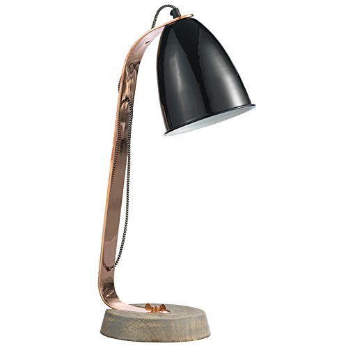 MADAM-STOLTZ-L789-Tischlampe-Marilyn-20x26x53cm-Kupfer-Marmor-Farbeschwarz-0 MADAM-STOLTZ-L789-Tischlampe-Marilyn-20x26x53cm-Kupfer-Marmor-Farbeschwarz-0