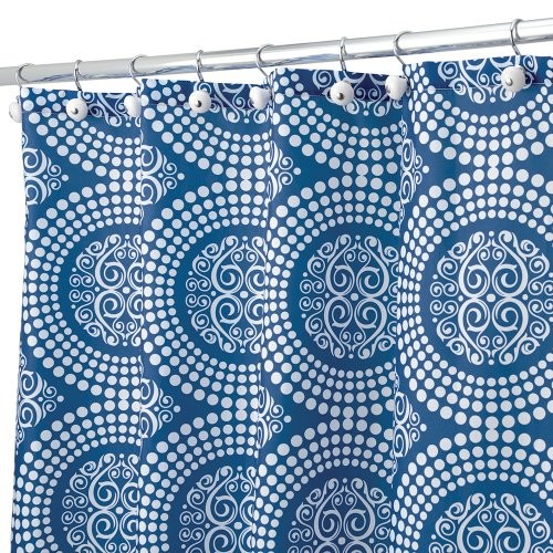 Interdesign-41320EU-Medallion-Duschvorhang-183-x-183-cm-Wei-Tintenblau-0 Interdesign-41320EU-Medallion-Duschvorhang-183-x-183-cm-Wei-Tintenblau-0