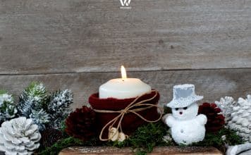 Der Schneemann darf natürlich bei der Weihnachts-Inspiration nicht fehlen
