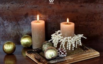 Edle und einfache Weihnachtsdeko-Kombination