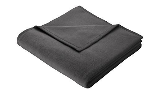 Biederlack-150-x-200-cm-Baumwolle-Home-Deckeberwurf-anthrazit-uni-0 Biederlack-150-x-200-cm-Baumwolle-Home-Deckeberwurf-anthrazit-uni-0