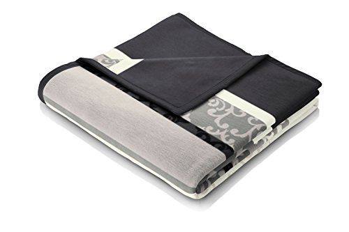 Biederlack-646187-Wohn-und-Kuscheldecke-60--Baumwolle-Samtband-Einfassung-150-x-200-cm-schwarz-natur-Exquisite-Baumwolle-Heritage-0 Biederlack-646187-Wohn-und-Kuscheldecke-60--Baumwolle-Samtband-Einfassung-150-x-200-cm-schwarz-natur-Exquisite-Baumwolle-Heritage-0