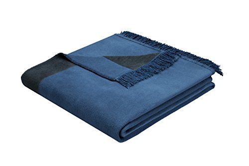 Biederlack-646484-Wohn-und-Kuscheldecke-60--Baumwolle-mit-Fransen-150-x-200-cm-blau-Orion-Baumwolle-Plus-Jeans-0 Biederlack-646484-Wohn-und-Kuscheldecke-60--Baumwolle-mit-Fransen-150-x-200-cm-blau-Orion-Baumwolle-Plus-Jeans-0