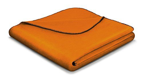 Biederlack-649911-Wohn-und-Kuscheldecke-60--Baumwolle-Zierstich-Einfassung-150-x-200-cm-Orange-Aura-Curry-0 Biederlack-649911-Wohn-und-Kuscheldecke-60--Baumwolle-Zierstich-Einfassung-150-x-200-cm-Orange-Aura-Curry-0
