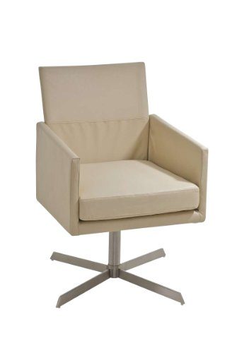 CLP-stilvoller-Lounger-CUBIC-mit-Edelstahlgestell-und-Kunstlederbezug-aus-bis-zu-4-Farben-whlen-creme-0 CLP-stilvoller-Lounger-CUBIC-mit-Edelstahlgestell-und-Kunstlederbezug-aus-bis-zu-4-Farben-whlen-creme-0