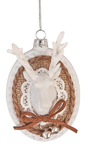 Clayre-Eef-6GL0883-Deko-Dekoration-Anhnger-Weihnachtskugel-Hirsch-Kopf-ca-6-x-10-cm-0 Clayre-Eef-6GL0883-Deko-Dekoration-Anhnger-Weihnachtskugel-Hirsch-Kopf-ca-6-x-10-cm-0