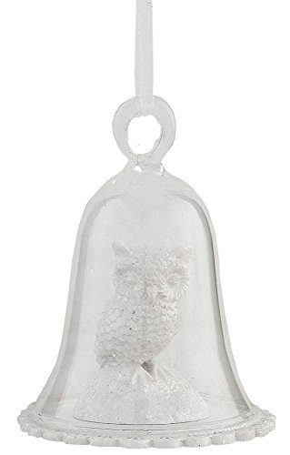 Clayre-Eef-6GL1016-Deko-Dekoration-Anhnger-Weihnachtskugel-Glocke-Eule-wei-ca--7-x-10-cm-0 Clayre-Eef-6GL1016-Deko-Dekoration-Anhnger-Weihnachtskugel-Glocke-Eule-wei-ca--7-x-10-cm-0
