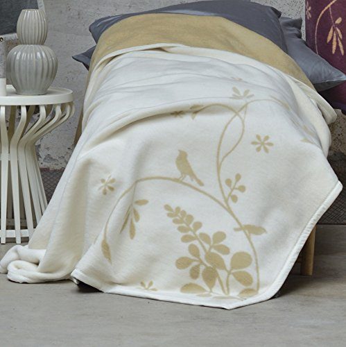 David-Fussenegger-Wohndecke-Capri-Vgel-rohwei-150-x-200-cm-Baumwollmischung-Velours-154560-0 David-Fussenegger-Wohndecke-Capri-Vgel-rohwei-150-x-200-cm-Baumwollmischung-Velours-154560-0