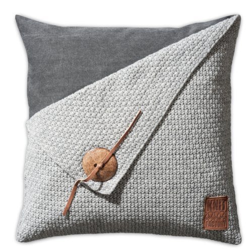 Dekokissen-Strickkissen-Reiskorn-50-x-50-cm-Grau-mit-Fllung-0 Dekokissen-Strickkissen-Reiskorn-50-x-50-cm-Grau-mit-Fllung-0