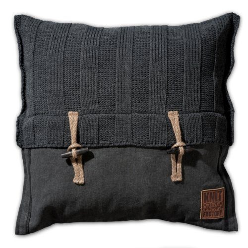 Dekokissen-Strickkissen-Rippe-50-x-50-cm-Anthrazit-mit-Fllung-0 Dekokissen-Strickkissen-Rippe-50-x-50-cm-Anthrazit-mit-Fllung-0