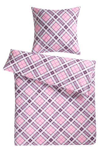Geniee-den-Schlaf-4260216519277-Bettwsche-Set-200-x-200-cm-3-teilig-Biber-aus-100-Baumwolle-rosa-kariert-0 Geniee-den-Schlaf-4260216519277-Bettwsche-Set-200-x-200-cm-3-teilig-Biber-aus-100-Baumwolle-rosa-kariert-0