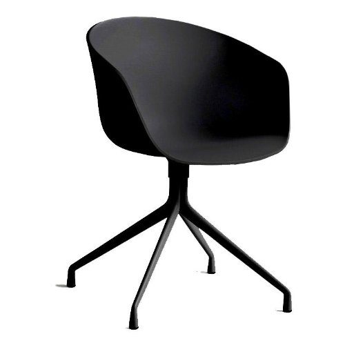 HAY-About-a-Chair-20-Drehstuhl-mit-Armlehnen-schwarz-Gestell-aluminium-pulverbeschichtet-schwarz-mit-Kunststoffgleitern-0 HAY-About-a-Chair-20-Drehstuhl-mit-Armlehnen-schwarz-Gestell-aluminium-pulverbeschichtet-schwarz-mit-Kunststoffgleitern-0