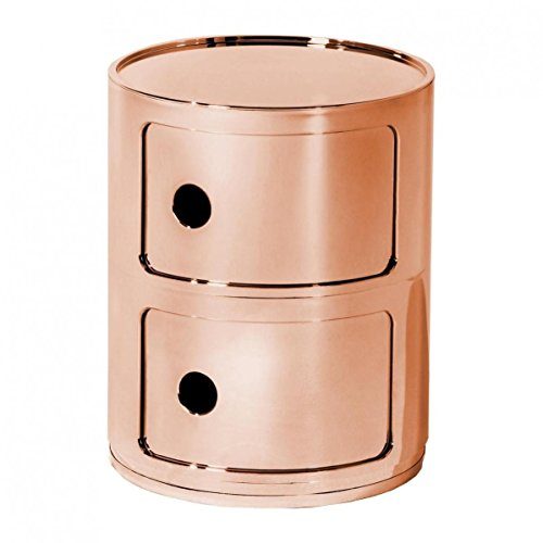 Kartell-Componibili-2-Container-kupfer-glnzend-0 Kartell-Componibili-2-Container-kupfer-glnzend-0