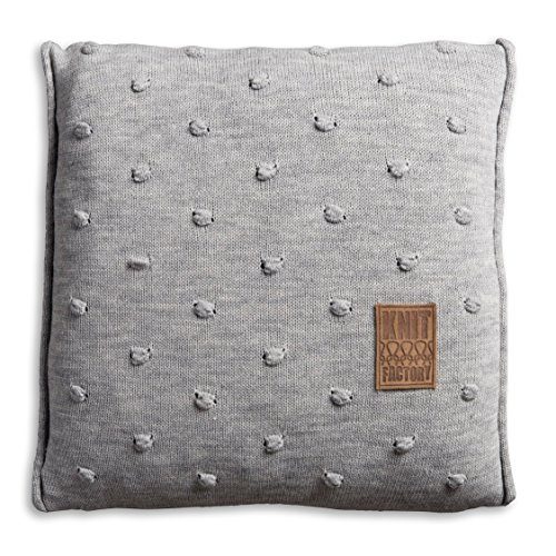 Knit-Factory-1071211-Dekokissen-Strickkissen-Noa-mit-Fllung-50-x-50-cm-grau-0 Knit-Factory-1071211-Dekokissen-Strickkissen-Noa-mit-Fllung-50-x-50-cm-grau-0