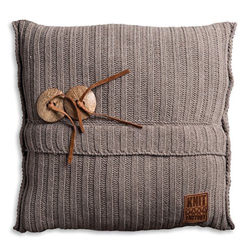 Knit-Factory-1101229-Dekokissen-Strickkissen-Aran-mit-Fllung-50-x-50-cm-taupe-0 Knit-Factory-1101229-Dekokissen-Strickkissen-Aran-mit-Fllung-50-x-50-cm-taupe-0