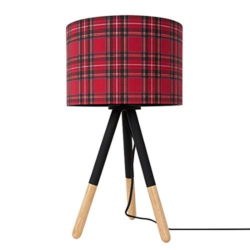 Tischleuchte-Highland-Schottisch-Rot-0 Tischleuchte-Highland-Schottisch-Rot-0