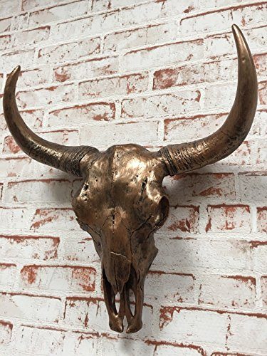 Wanddeko-Wand-Figur-Stier-Kopf-Bffel-Kopf-Bullenkopf-Schdel-in-antik-KUPFER-ca-46-cm-hoch-0 Wanddeko-Wand-Figur-Stier-Kopf-Bffel-Kopf-Bullenkopf-Schdel-in-antik-KUPFER-ca-46-cm-hoch-0