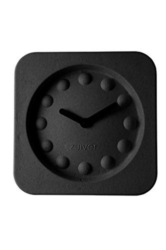 Wanduhr-PULP-TIME-black-von-Zuiver-aus-Papierzellstoff-0 Wanduhr-PULP-TIME-black-von-Zuiver-aus-Papierzellstoff-0
